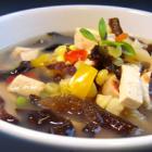 消脂番茄木耳豆腐汤