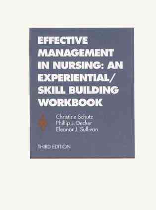 Effective Management in Nursing